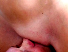 Wife enjoys how spouse is licking her snatch and makes him cheerful at the end - close up vagina