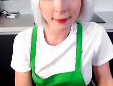 BLONDE BOMBSHELL BARISTA BLOWOUT 10 HORNY CUSTOMERS TAKE DOWN ONE TIGTH SWEET HEART