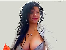 Curly Girl From Marocco Playing With Pussy