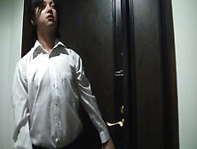 Japanese AV Model hot mature Asian housewife gives blowjob