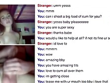Omegle Big Tits Girl & Cumshot