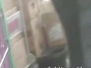 BIG EBONY ROUND ASS in public