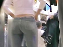 Gorgeous Butt Caught On My Voyeur's Hidden Cam