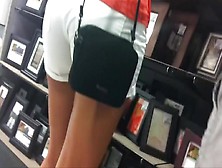 Mature Booty Shorts Massive Cameltoe