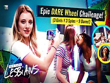 Riley Star & Kyler Quinn & Hazel Grace In Epic Dare Wheel Challenge! (3 Chicks X 3 Spins = 9 Dares!)