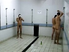 In College Boys Shower