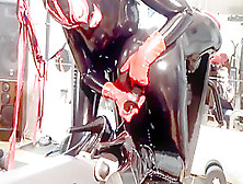 Latex Girls In The Gym