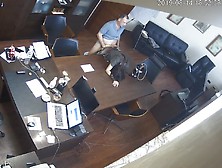 Russian Boss Fucks Secretary At Office Hidden Cam