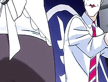 Hentai babe rides hard cock in the bathroom