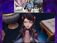 Thicc Chunky Banging Booty Widowmaker Sucking Rod With Ebony Widow,  Peni Parker Sucks Ramrod,  D. Va Anal