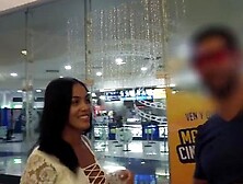 Latina Mall Cutie Public Pick Up And Messy Facial