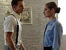 Blond Secretary Freeze Screwed - Tiffany Tatum Creampie Cum in Throat Time Sto...