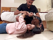 Strangle girl limp play