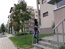 European Amateur Banging In Public Pov