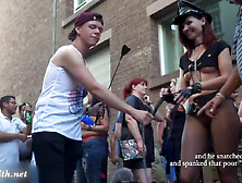 Sexy Jeny Smith At Christopher Street Day Parade At Cologne.  With Public Nude Scenes.