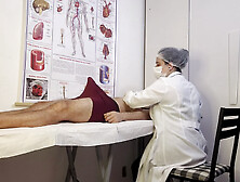 Patient Can't Handle It and Becomes Stiff in Front of the Nurse During the Exam