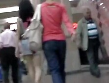 Fantastic denim mini petticoat up petticoat