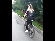 A Bike Ends With A Hot Blowjob In The Forest