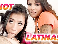Sweet But Hot Colombian Girls Sucking And Fucking