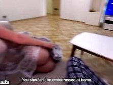 Beautiful stepmom fucks like a cockslut and creampies - real fledgling family