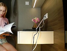 Watch fine-looking Petite Blonde's clip