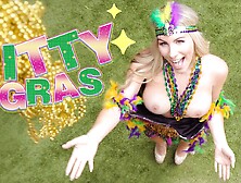 Milf Bombshell Bunny Madison Celebrates Mardi Gras With Hardcore Doggystyle With Her Young Bf - Mylf