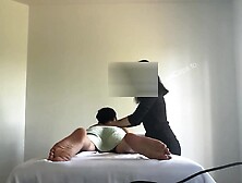 Beautiful Brunette Caught Fucking On Hidden Cam Massage