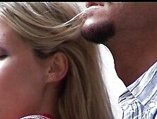 Casting this sexy german blonde