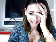 NightSeduce kitchen night: Amateur,  Babe & Brunette Porn