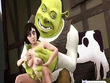 Shrek Cheats On Fiona With Elizabeth From Bioshock!