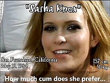 How Much Cum Does She Prefer...