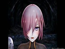 [Mmd/mp-7l] Anime girls vs horny demon invaders PART1