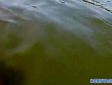 HornyAgent Bikini girl with big tits fucked at the lake