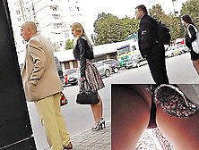 Unforgettable street upskirt (fake) footage