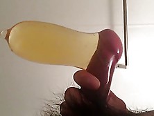 Piss And Cum In Condom