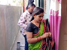 Busty Indian cougar banged by a chubby man in doggy style