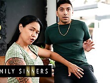 FAMILY SINNERS - Beautiful MILF Dana Vespoli Teaches Stepson Max Fills How To Fuck Better And Rougher
