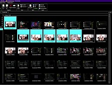 EBONY BEAUTY & WHITE BRUNETTE HAIR RIDE STRADDLED LEGS OF HOTTEE WHITE ANGEL CAMP AS GALS TEACHERS SEE DISCIPLE LESSONS