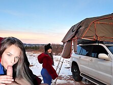 Massive Rear-end Stranger Lets Me Fuck Her At Campsite On Christmas