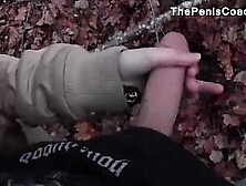 Outdoor anal fuck and hj