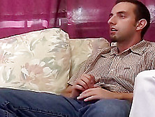 Leah Opens Wide To Take Two Dicks In Her Lush Lips