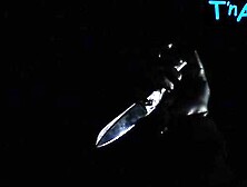 Valentina Visconti Breasts, Bush Scene in Arabella: Black Angel