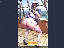 Navy Hibiki And Pirate Hata Sexy Across The Ocean - King Of Kings