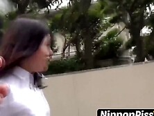 Nipponpisstv. Com - Naughty Japanese Babe Peeing Outdoors For Voyeur Pleasure On Camer