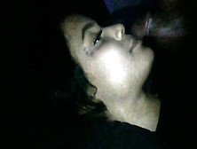 Interracial Blowjob And She Swallows