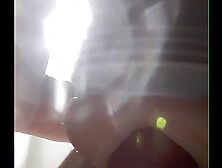 Al Cums while fucking the flashlight