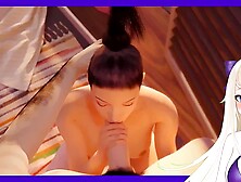 sweet milf oriental wifey licks and mounts BDSM style