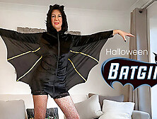 Lara Latex Halloween Costume Solo Masturbation Orgasm - British MILF Big Tits Fingering Sex Toy