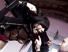 Big Tits Chick Gagged By Big Cock