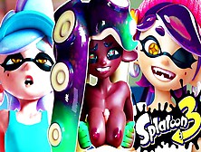 Splatoon Three Cartoon Sfm Set Of (Best Of Redmoa)